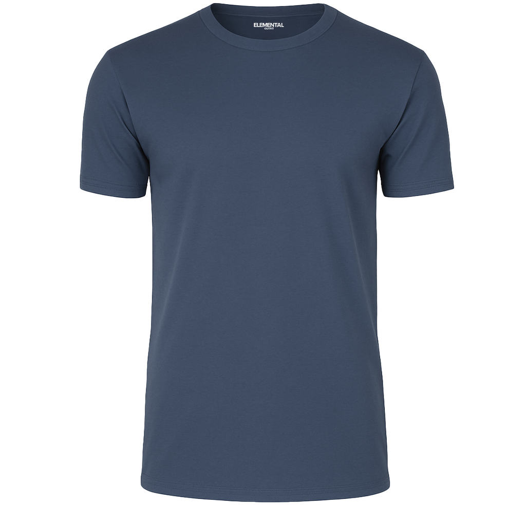 Remera Azul Elemental de Lujo - Molderia Exclusiva
