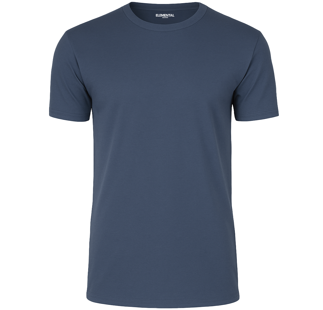 Remera Azul Elemental de Lujo - Molderia Exclusiva