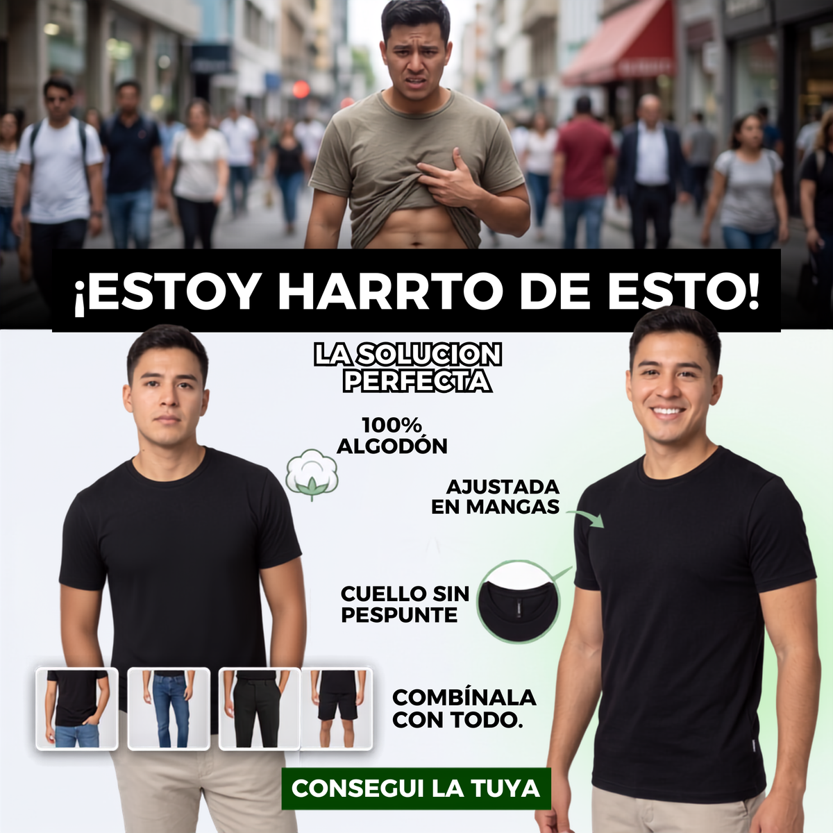 Pack Remeras Elemental