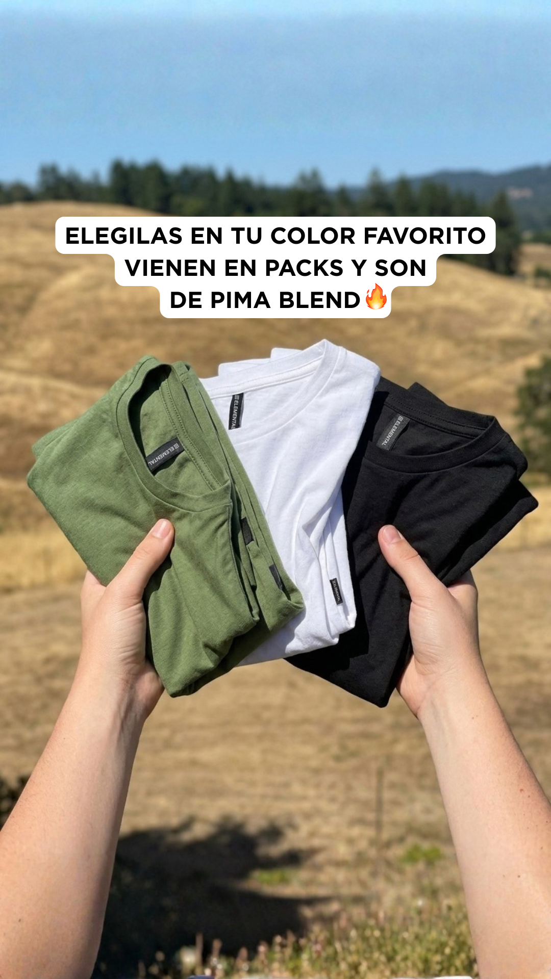 Pack Remeras Elemental