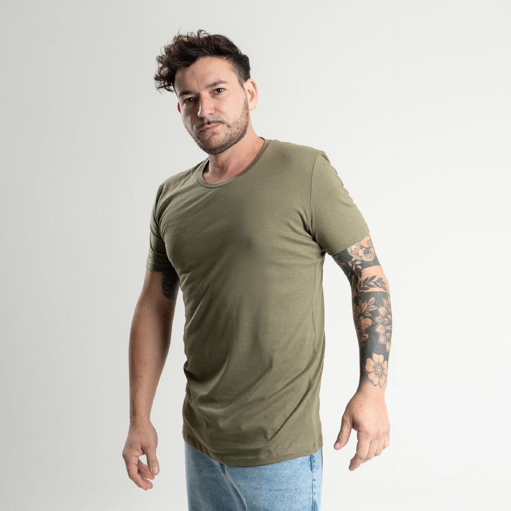 Remera Verde Elemental de Lujo - Molderia Exclusiva
