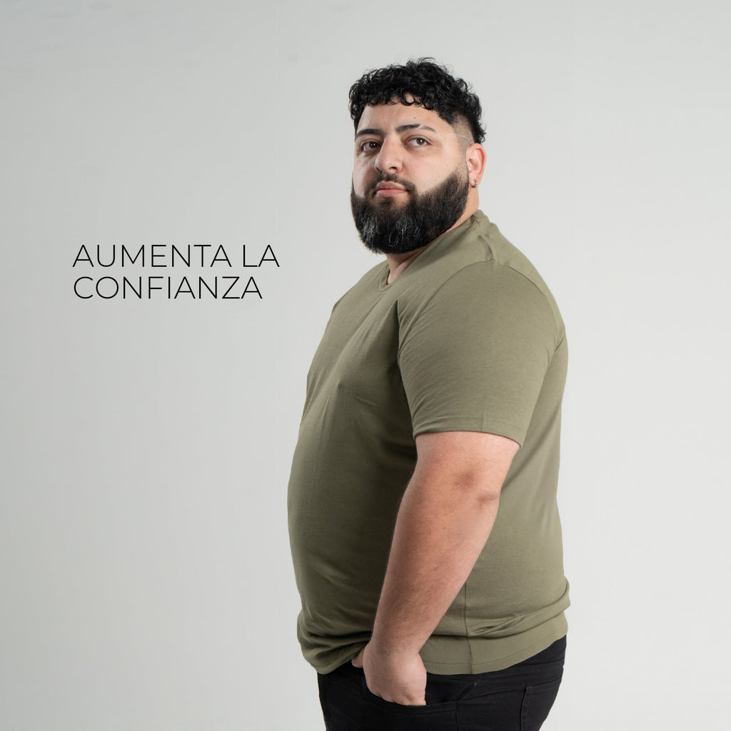 Remera Verde Elemental de Lujo - Molderia Exclusiva