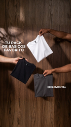 Pack Remeras Elemental