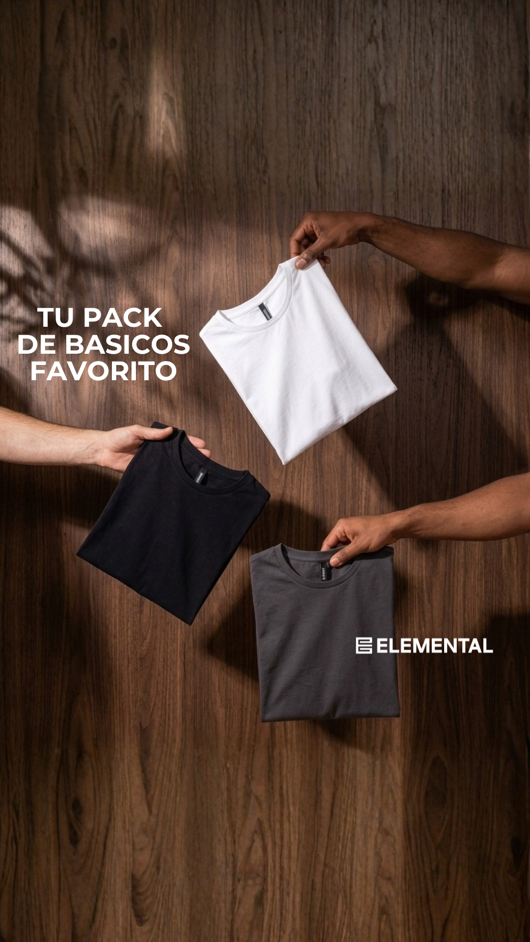 Pack Remeras Elemental