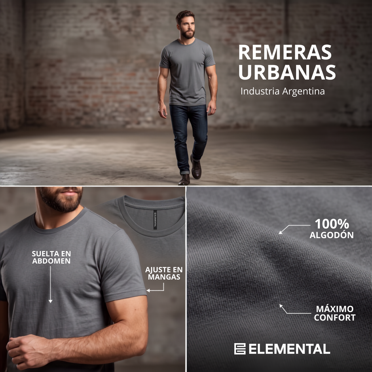 Pack Remeras Elemental